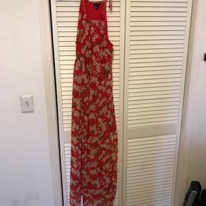 Red Floral Forever 21 Dress